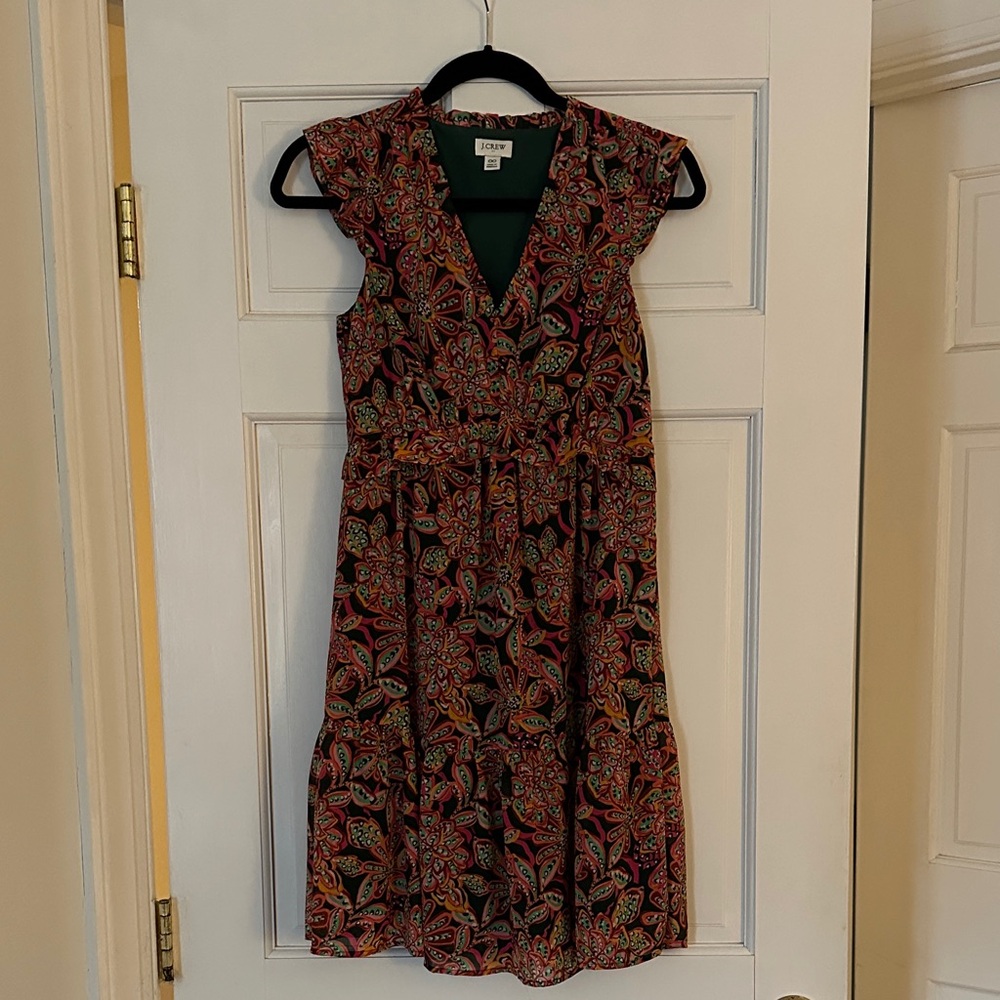 J crew factory Multicolor Paisley mini Dress